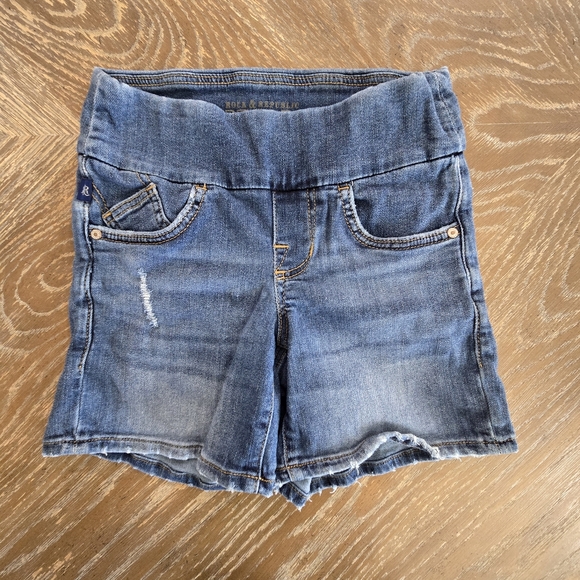 Rock & Republic Denim Rx Fever Pull-On Jean Shorts Medium Wash Women’s Size - Picture 1 of 5